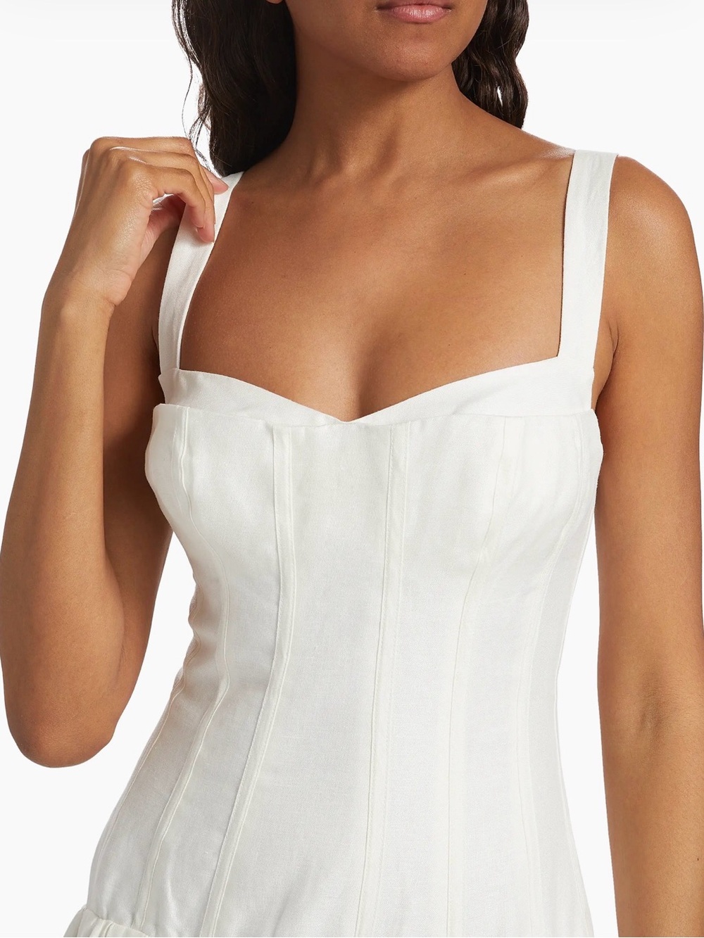 NICHOLAS MAKENNA Linen Corset Dress - Picture 2 of 8